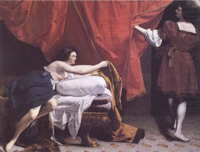 Joseph and Potiphar's Wife (mk25), Orazio Gentileschi